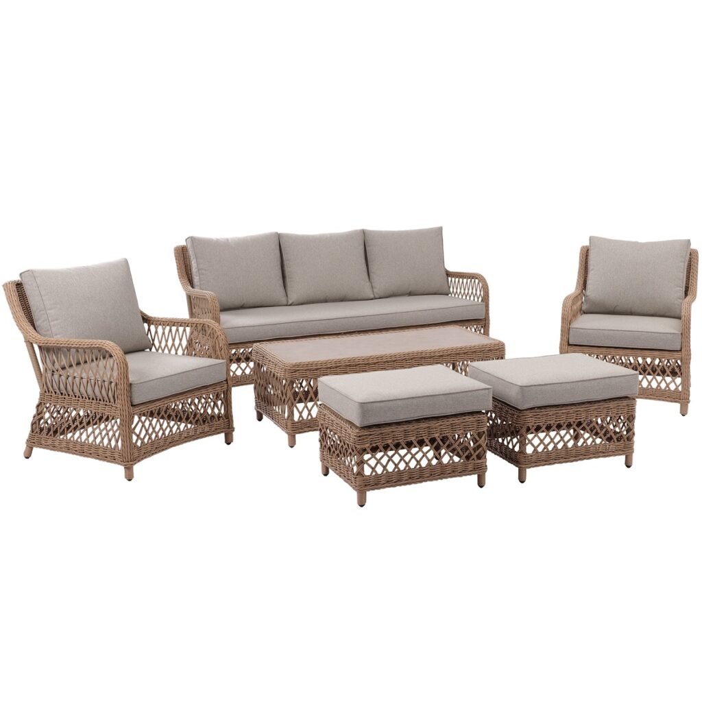 Verity Rattan Style Garden Sofa Set 5056771099991 2